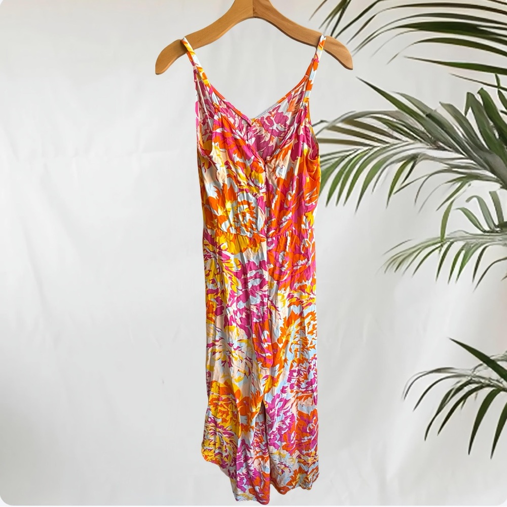 1.STATE floral jumpsuit - Picture 4 of 9